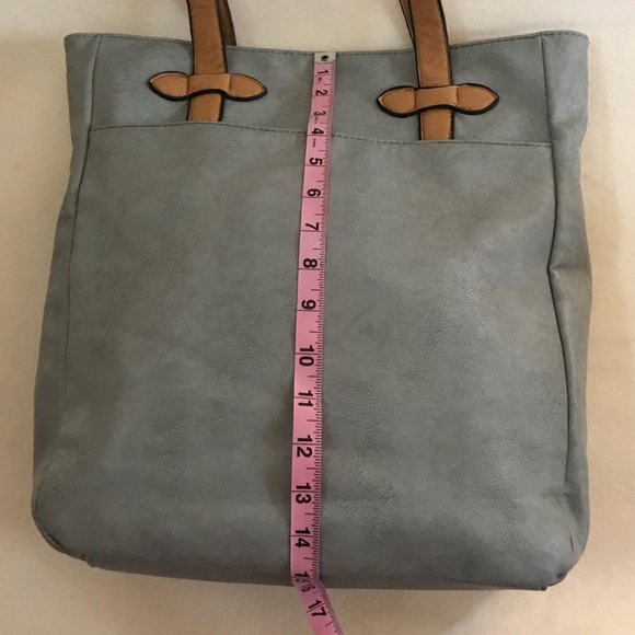 YOKI GREY TOTE WITH FLORAL LINING & SIDE POCKET😍 - Picture 7 of 8